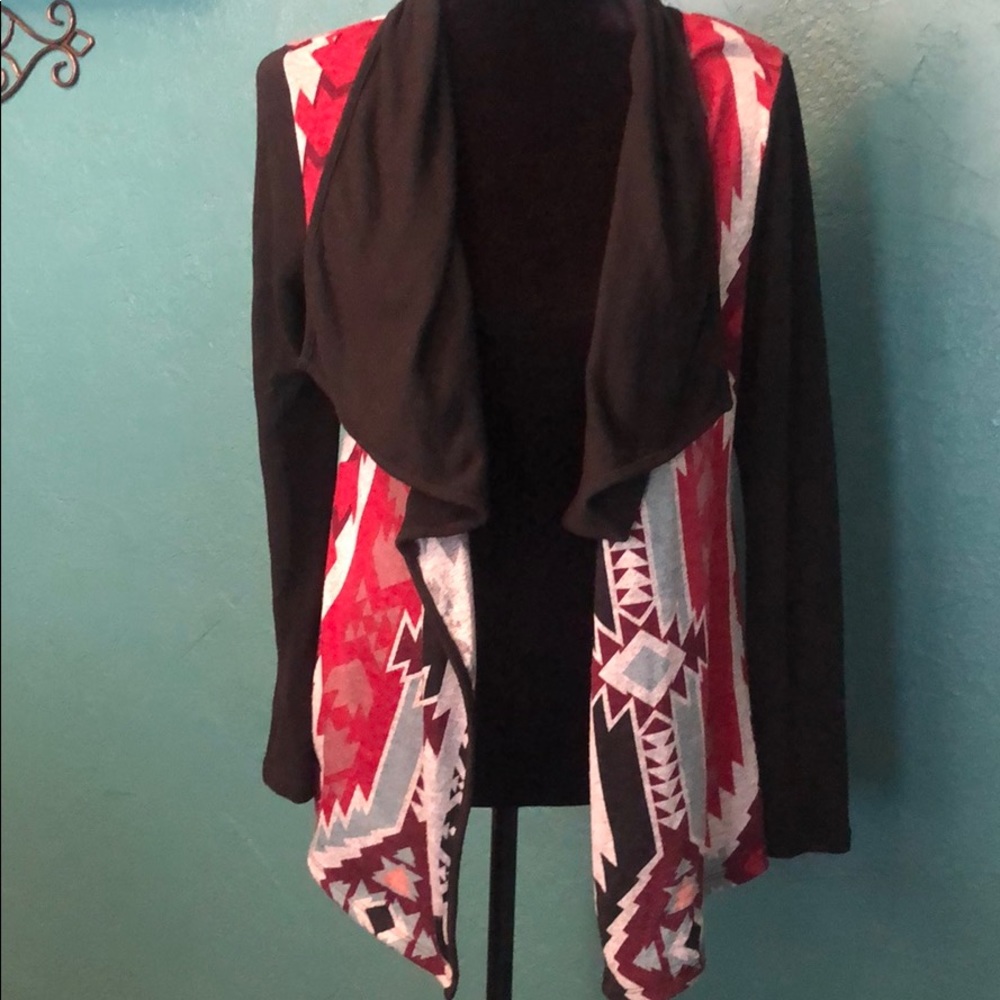 Aztec print cardigan great condition